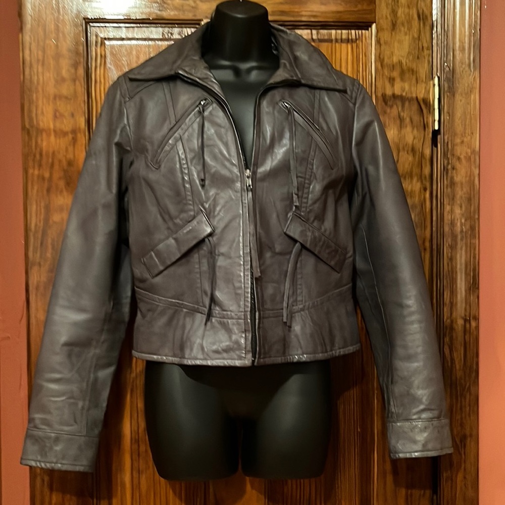 Wilson’s Gray Leather Jacket - Picture 1 of 7